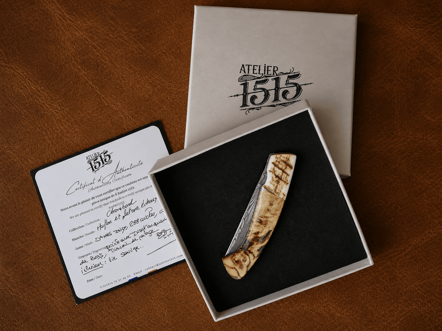 Couteau 1515 Bélier Platane échauffé – Image 5