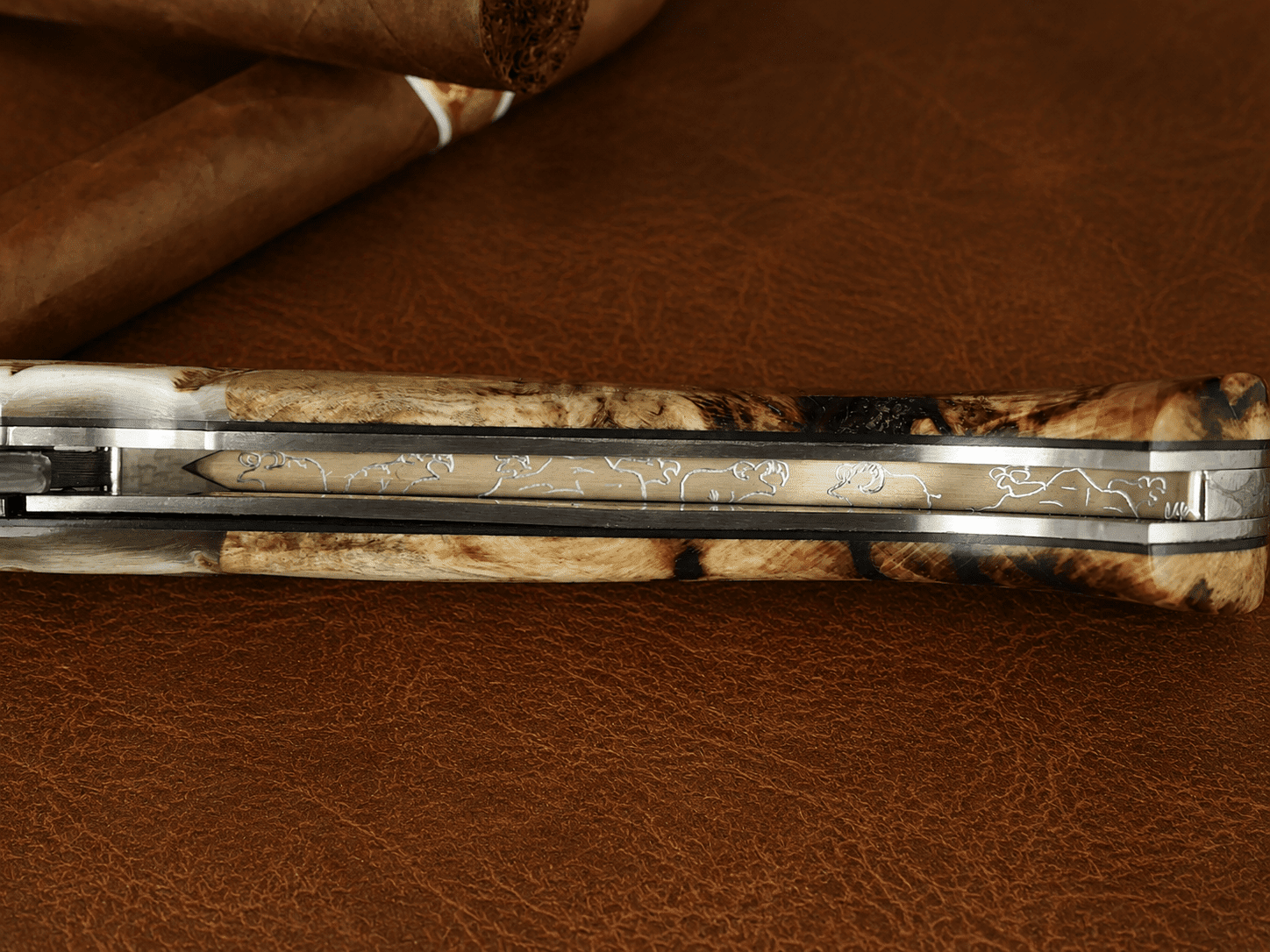 Couteau 1515 Bélier Platane échauffé – Image 4