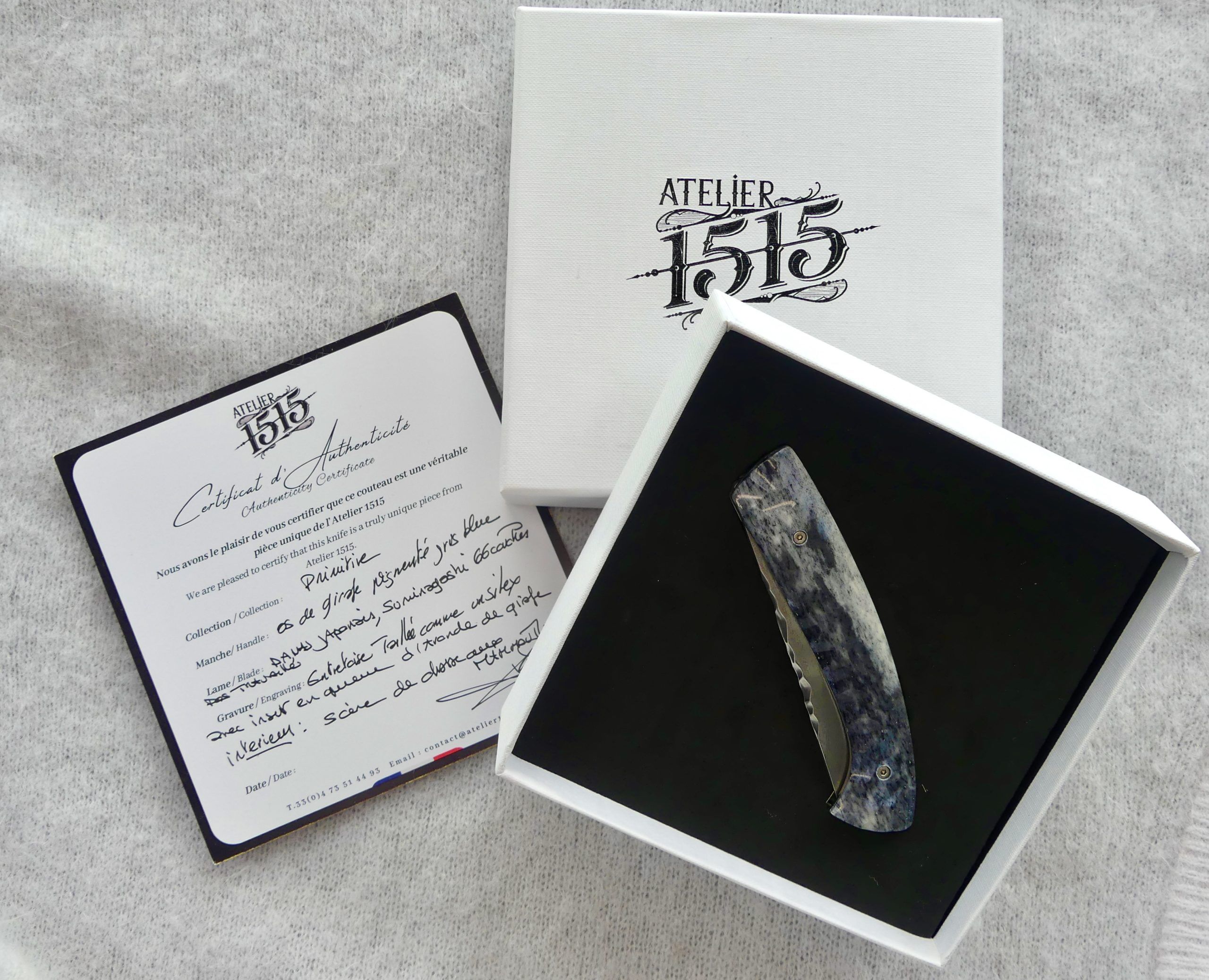 Couteau 1515 Girafe Gris – Image 5