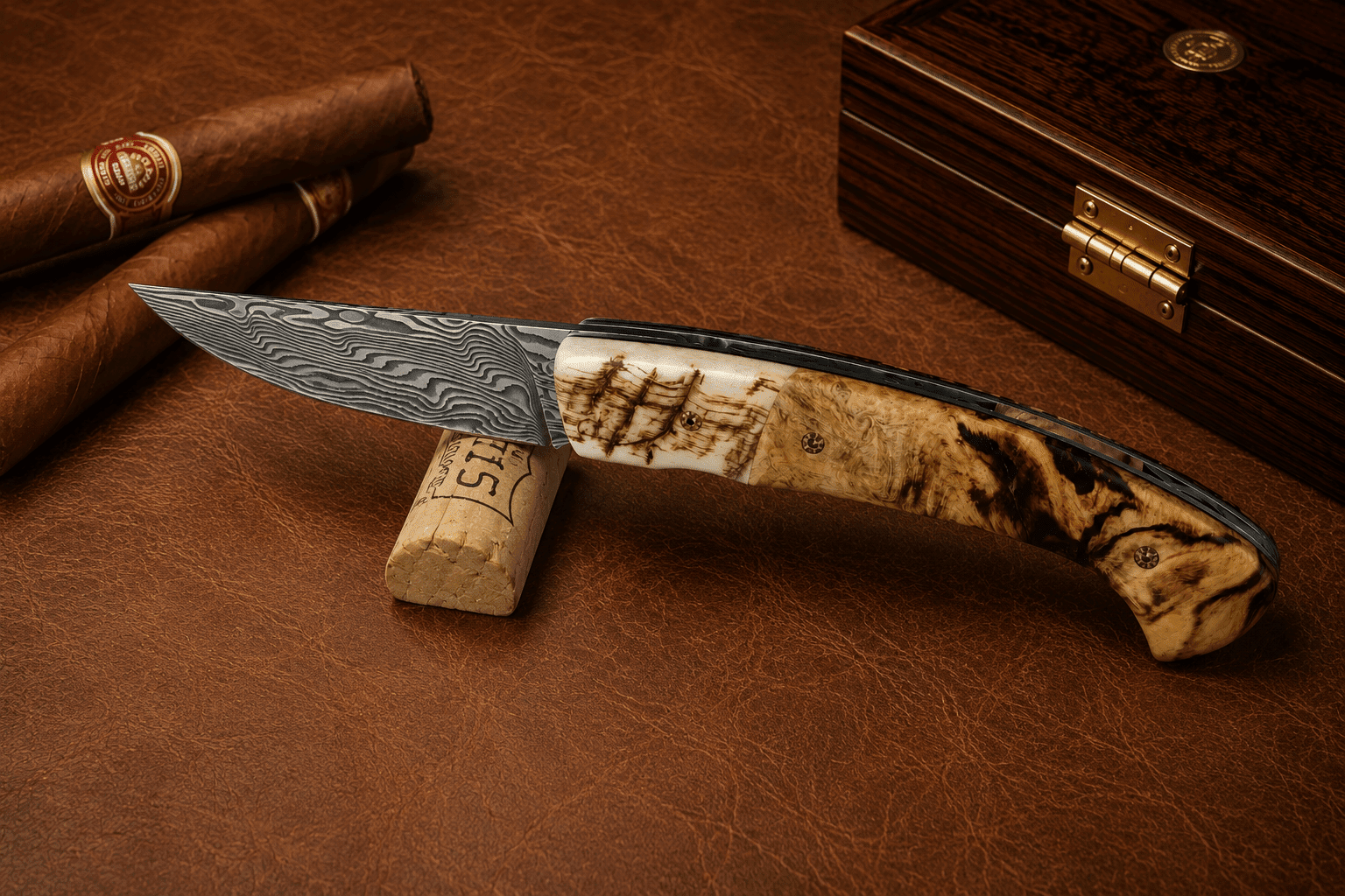 Couteau 1515 Bélier Platane échauffé – Image 2