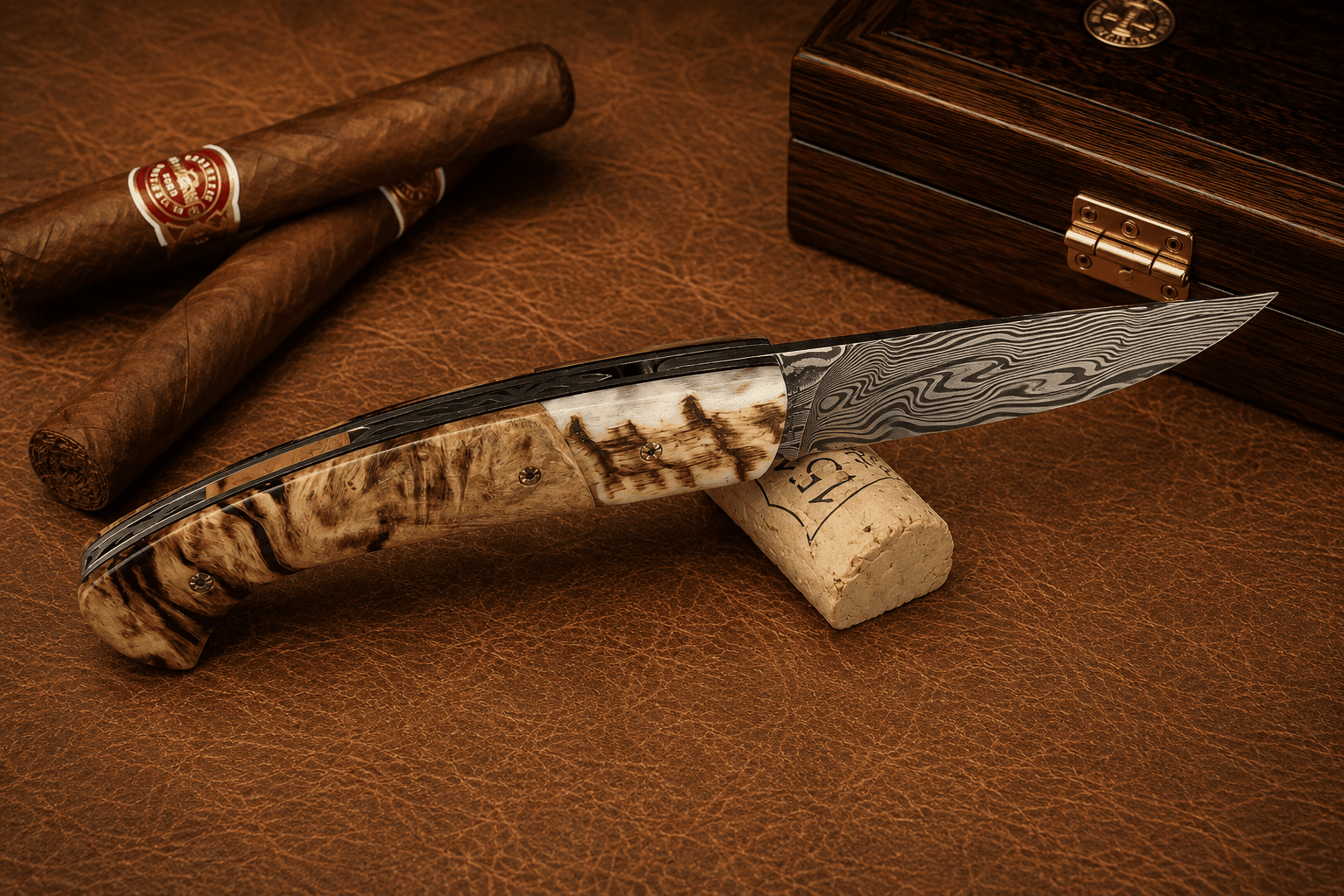Couteau 1515 Bélier Platane échauffé – Image 3