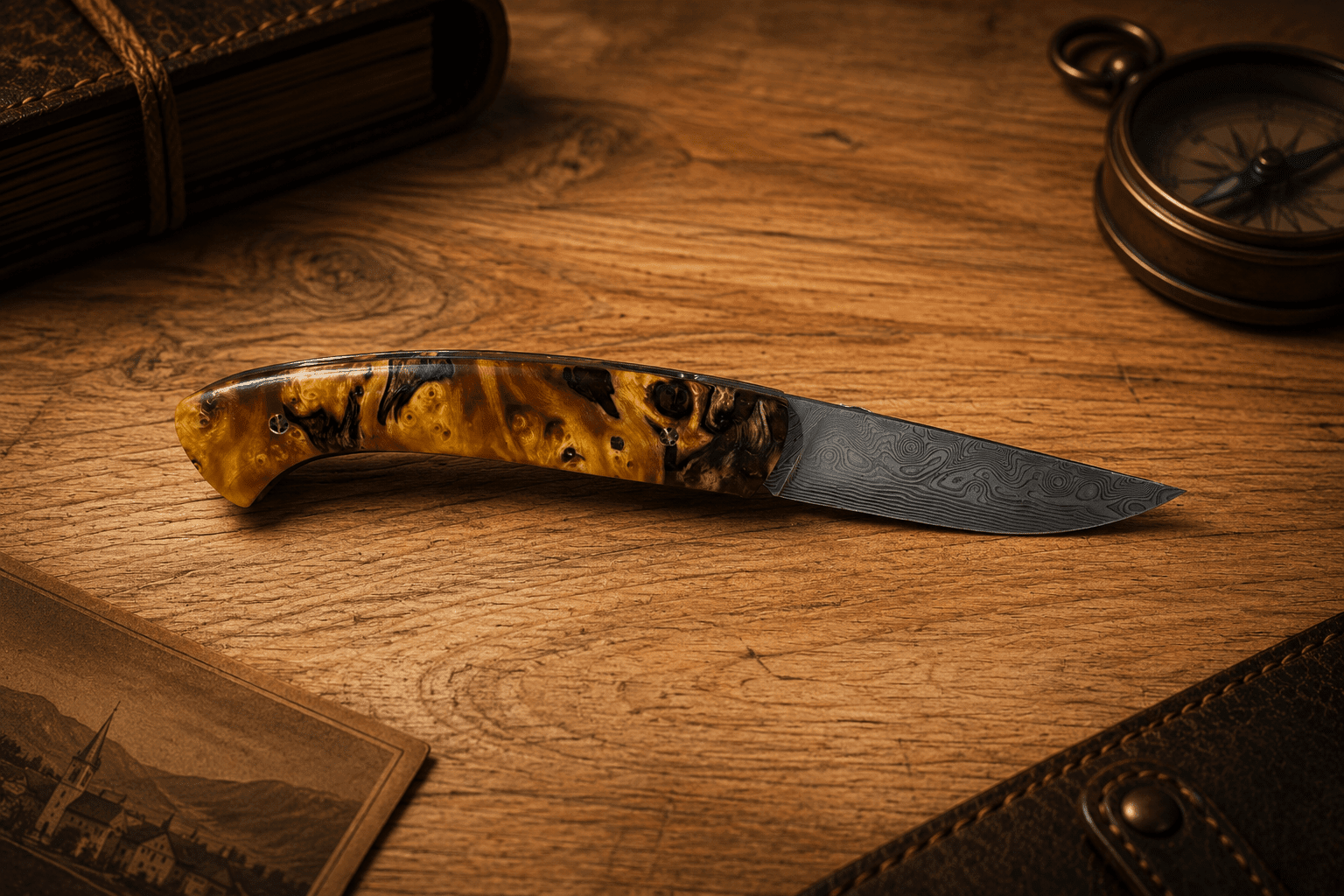 Couteau 1515 Loupe d'érable – Image 3