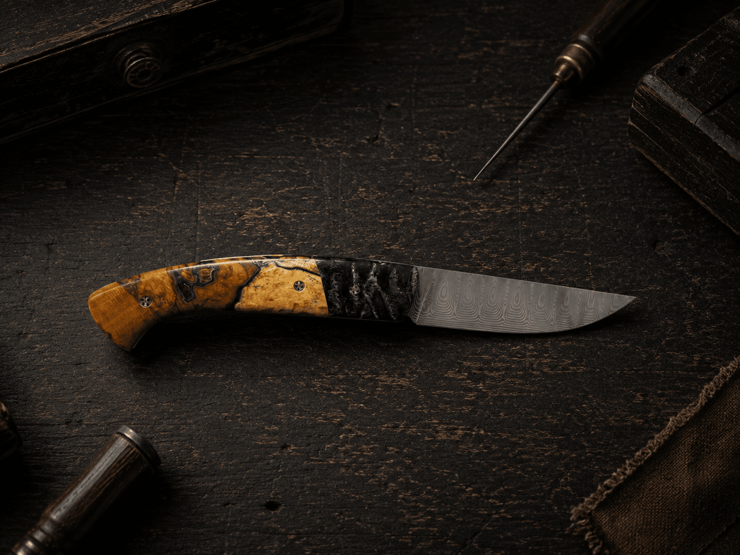 Couteau 1515 Buffle Hêtre Échauffé – Image 3