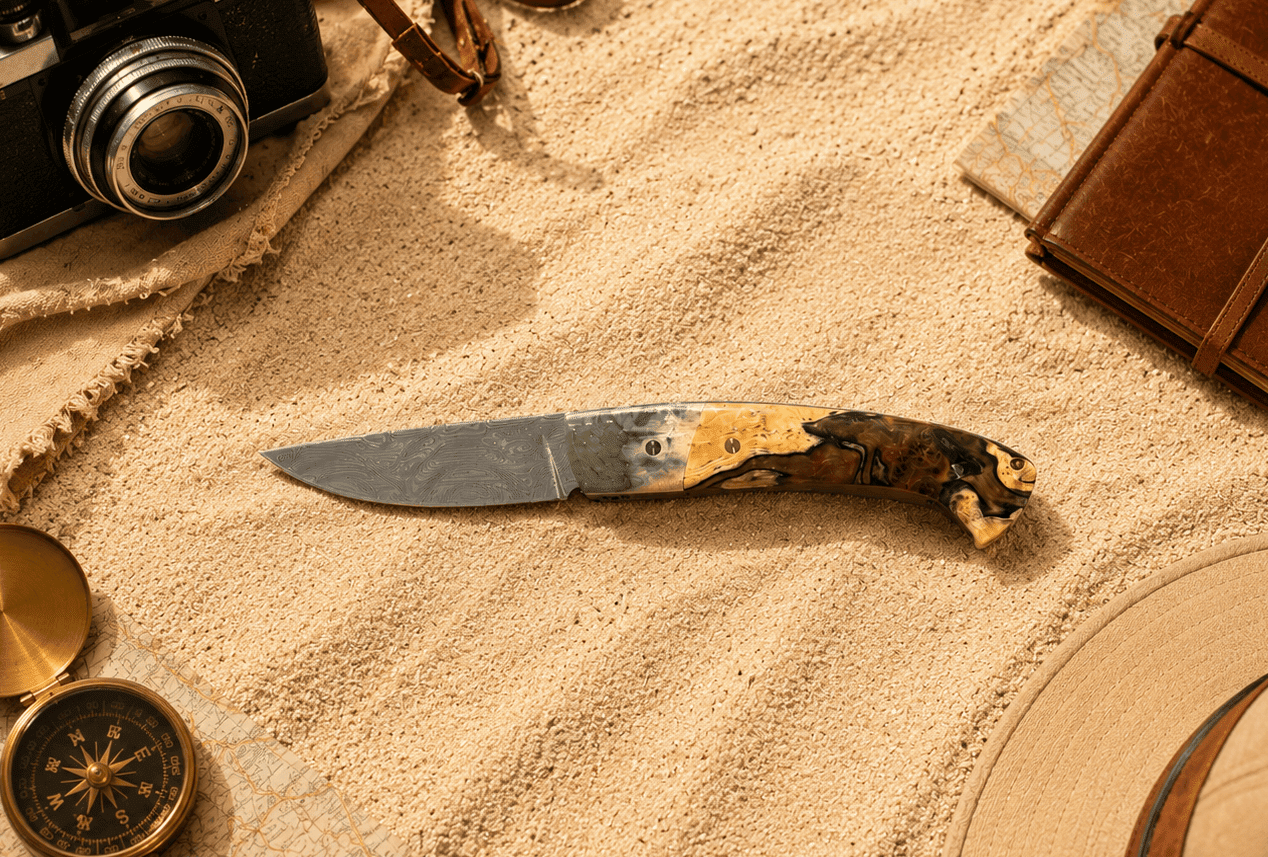 Couteau 1515 Mammouth Hêtre Échauffé – Image 2